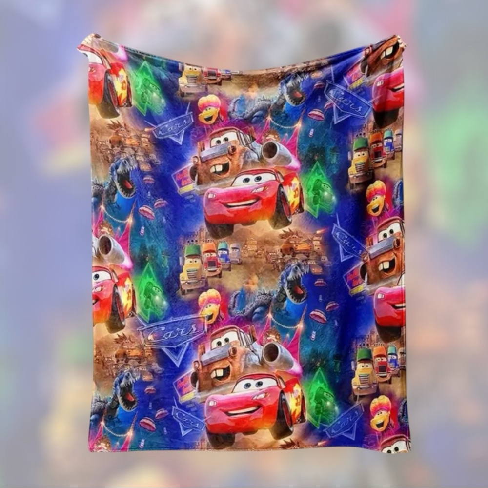 NIB Cars Fleece Blanket